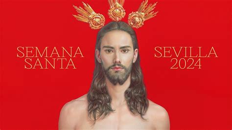 SE LIA EN SEVILLA CON EL CARTEL DE LA SEMANA SANTA DE ESTE AÑO