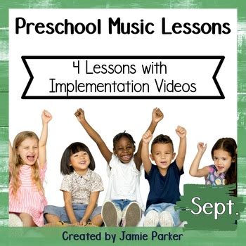 Preschool / Early Childhood Music Lesson Plans {September} by Jamie Parker