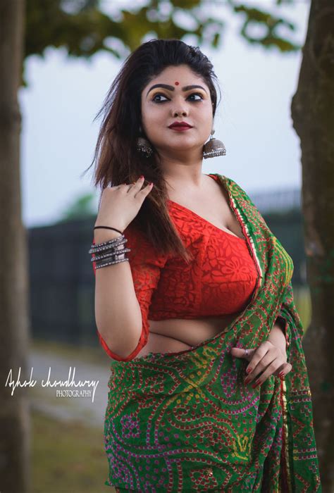 Watch Bengali Super Model Samapti Hot Photos In Fancy Saree Samapti Hotmodels