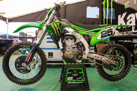 Eli Tomac S Monster Energy Kawasaki KX450F SR Vital MX Pit Bits 2016