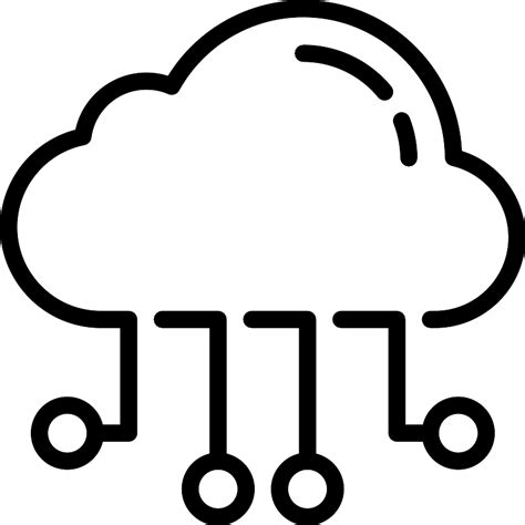 Cloud Computing Icon Vector