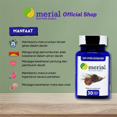 Jual MERIAL RED PINE KOREA ASLI 100 ORIGINAL EKSTRAK MINYAK IKAN