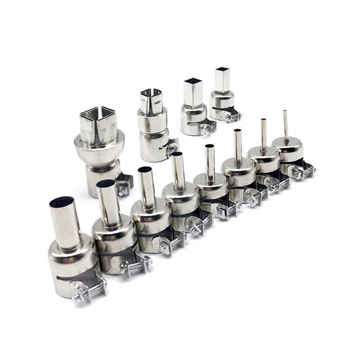 Pcs Universal Each Kind Specification Hot Air Gun Nozzles Kit Bga Soldering Station Rework