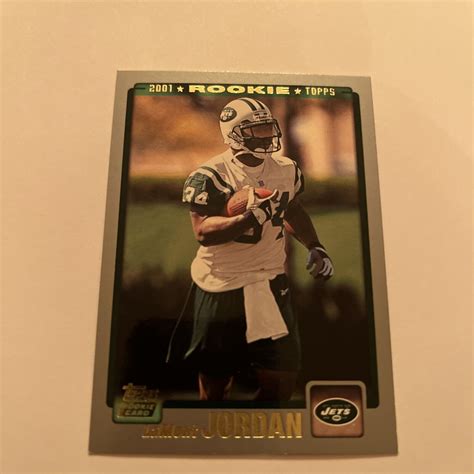 2001 Topps Lamont Jordan New York Jets Rookie Free Shipping EBay