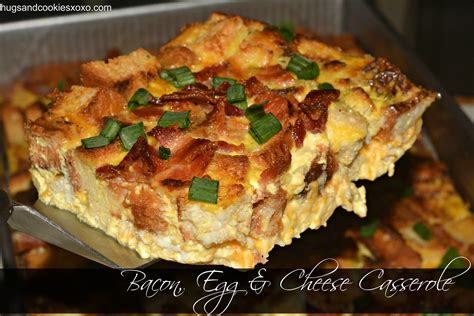 Overnight Bacon, Egg & Cheese Casserole - Hugs and Cookies XOXO