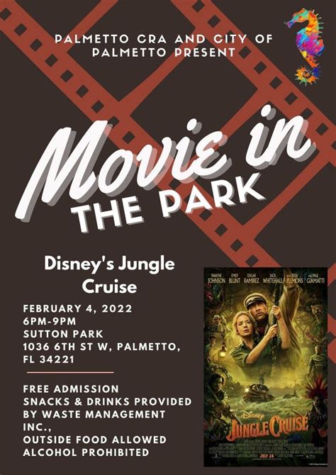 Things to Do in Bradenton: Movie in the Park February 2022