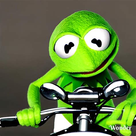 Kermit on a motorcycle #1 by fredbeck2003 on DeviantArt