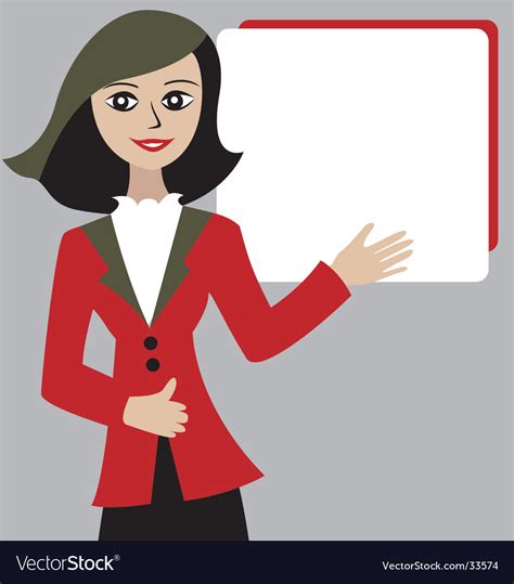 Brunette Woman Royalty Free Vector Image Vectorstock