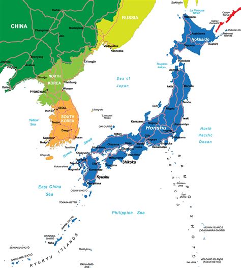 Printable Map Of Japan With Cities