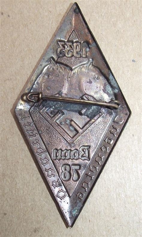 Crow Valley Militaria Hitler Youth Tinne Event Badge Bann