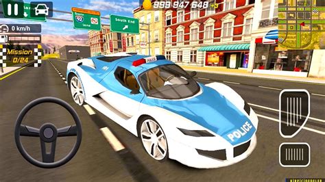 K Direksiyonlu Polis Arabas Oyunu D Police Drift Car Driving