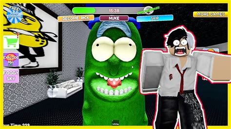 DEV TURŞU HIYARINDAN KAÇIYORUM İMDAAT ROBLOX ESCAPE EVIL PICKLE RICK