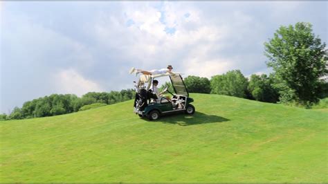 How To Ride On Top Of A Golf Cart Like A Pro Youtube