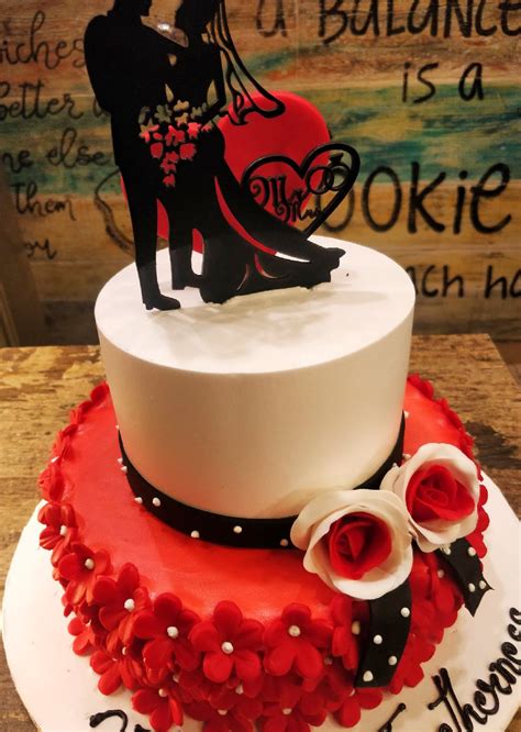 Wedding / Anniversary Theme Designer Cake - Avon Bakers