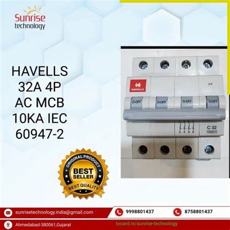 Havells 4 Pole MCB 32A At Rs 560 In Ahmedabad ID 25923774348