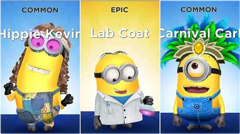 Minion Rush Hippie Kevin Vs Lab Coat Vs Carnival Carl Youtube