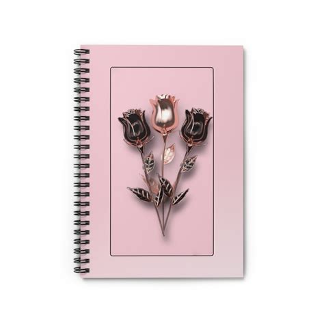 Spiral Notebook, Notebook, Pink Notebook, Fashion Notebook, Girly ...