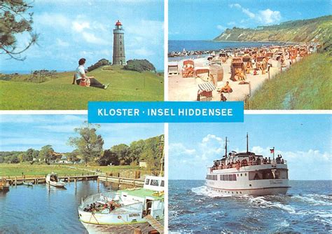 Kloster Insel Hiddensee Leuchtturm Strand Am Hafen Abschied Lighthouse