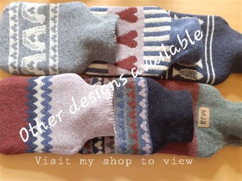 Hot Water Bottle With Cover Knitted From Soft Woollen Sustainable Eco Yarn Etsy UK