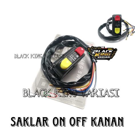 Jual Saklar Kanan On Off Plus Stater Tombol Merah Kuning Saklar On Off