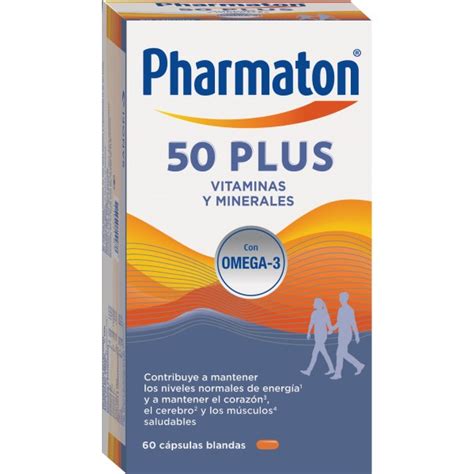 Pharmaton Plus 50 60 Capsulas CORACTIVE FARMACIA INTERNACIONAL