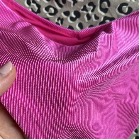 Fuchsia Pink Bikini Top Fit Size Worn Once Depop