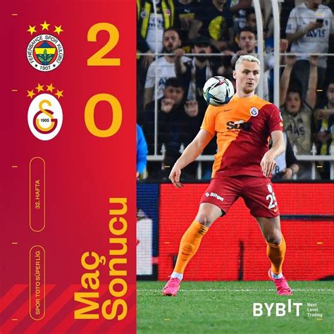 Galatasaray on Instagram Maç sonucu Fenerbahçe 2 0 Galatasaray