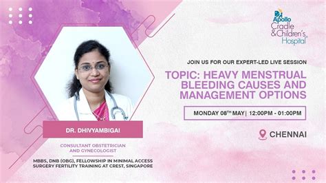 Heavy Menstrual Bleeding Causes And Management Options Youtube