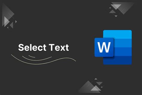 Select Text In Word MS Word Tutorials