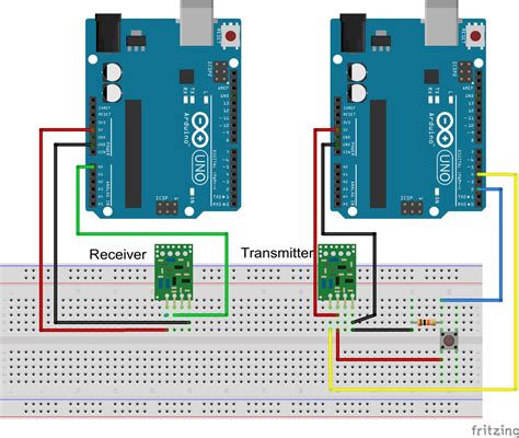 Rf 433 Mhz Transmitter Receiver Module And Arduino Eprojectszone