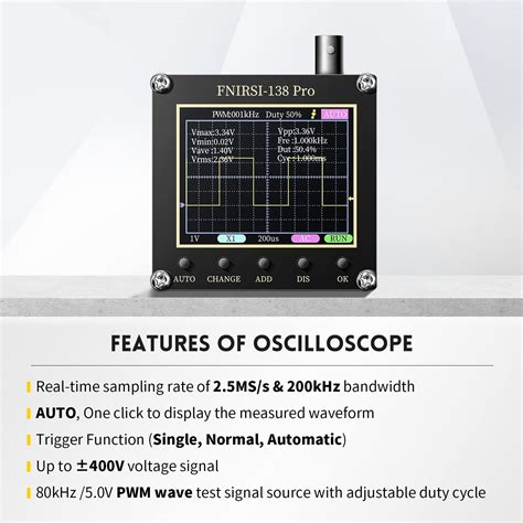 Snapklik Fnirsi Pro Oscilloscope Tft Handheld Digital