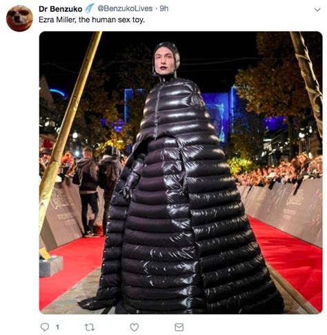 Ezra Miller Dresses As Human Sex Toy To Fantastic Beasts Premiere