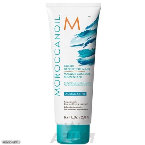 MoroccanOil Оттеночная маска Аквамарин Color Depositing Mask Aquamarine ...
