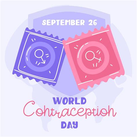 World Contraception Day September Th Contraceptives For Safe Sex Male And Female Condom With