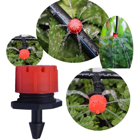 Buy DIY Crafts 360 Degree Adjustable Irrigation Drippers Sprinklers Emitters Drip Watering ...