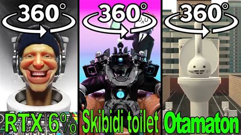 Vr Skibidi Toilet Rtx Vs Original Vs Otamatone Vs Skibidi Toilet