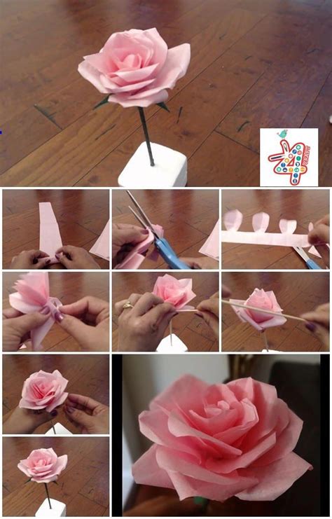 Easy Flowers From Chart Paper