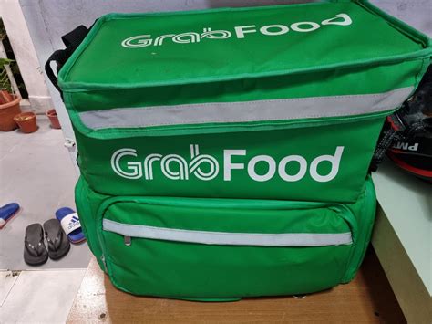 Grab food delivery bag, Sports Equipment, Bicycles & Parts, Parts ...