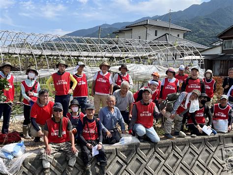 10／8（日）第14回「日本九援隊」令和5年7月九州北部豪雨被災地 福岡県久留米市田主丸町竹野地区農業災害ボランティア派遣 参加者大募集中