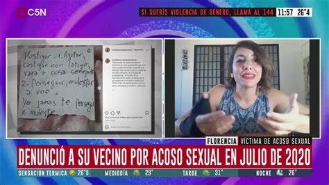 Denunció a su vecino por acoso sexual y la amenaza de muerte YouTube