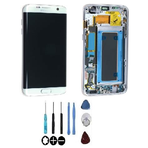 Original Ecran Display LCD Complet Blanc Pour S7 Edge G935F