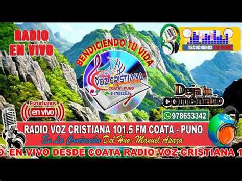 Radio Voz Cristiana Coata Bendiciendo Tu Vida 2020 YouTube