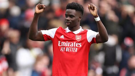 Bukayo Saka Wins First Premier League Player Of The Month Award