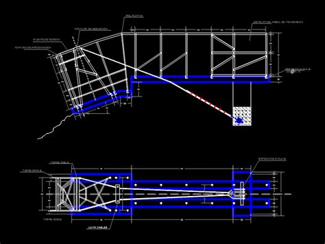 Estructuras De Puente Peatonal En Autocad Librer A Cad