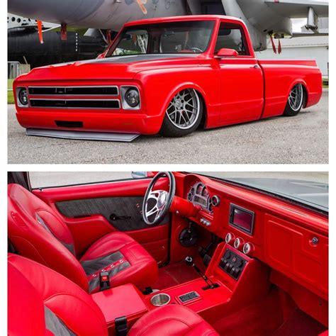 Street Trucks On Instagram Did You Miss This Beautiful Red Chevy C