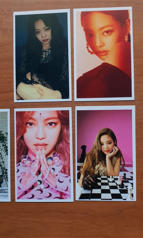 Blackpink Jennie Lomo Cards Hobbies And Toys Memorabilia And Collectibles