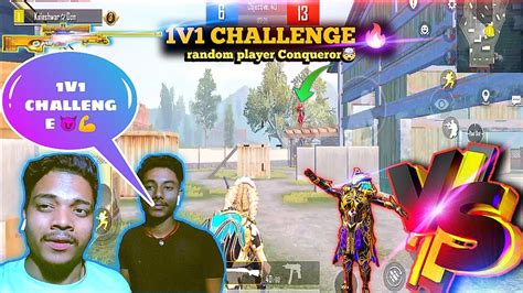 Bgmi 1v1m24 Tdm 🔥challenge Random Player Conqueror🤯 Tdm 🔥 Gameplay