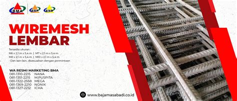 Distributor Stockist Besi Beton Wiremesh Baja Mas Abadi