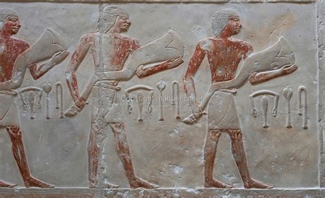 Relief Tomb Of Sesheshet Idut Saqqara Egypt Manuel Cohen