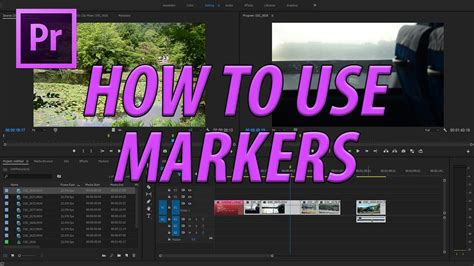 How To Use Markers In Premiere Pro Cc 2017 Youtube